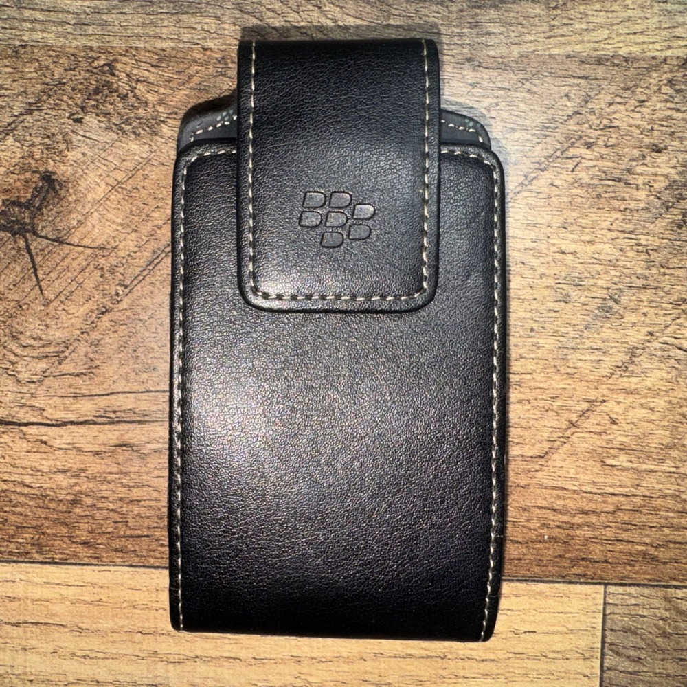 BlackBerry Vertical Leather Case Pouch with Swivel Belt Clip for BlackBerry